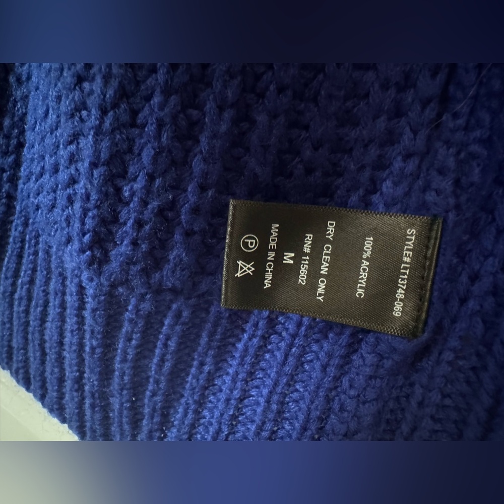 Blue Women's Cardigan - Picture 4 of 6